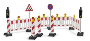 BRU62009 - Set de seguridad vial con accesorios y semáforos