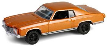 GREEN62040-B - CHEVROLET Monte Carlo 1971 naranja de la película The Crow en blíster