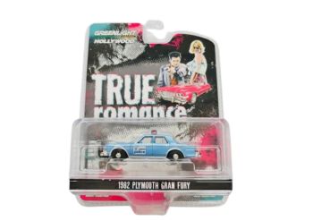 GREEN62040-D - PLYMOUTH Gran Fury 1982 Police de la película TRUE ROMANCE en blíster