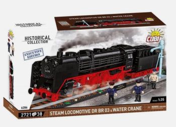 COB6286 - Locomotora de vapor DR BR 03 con fuente de agua - 2721 piezas