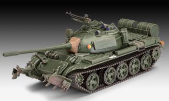 REV63328 - MODEL SET - Tanque T-55A/AM con KMT- 6/EMT-5 Minador para montar con pintura