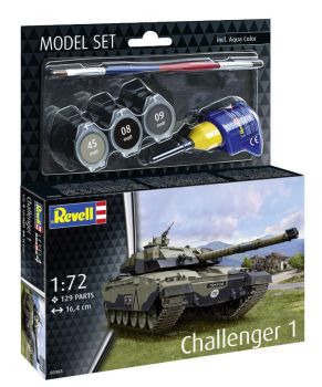 REV63365 - MODEL SET - Tanque Challenger 1 para montar con pintura