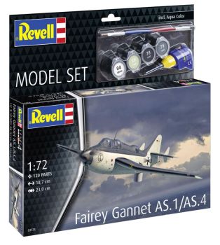 REV63775 - MODEL SET - Avión de combate FAIREY Gannet AS.1/AS.4 para montar con pintura