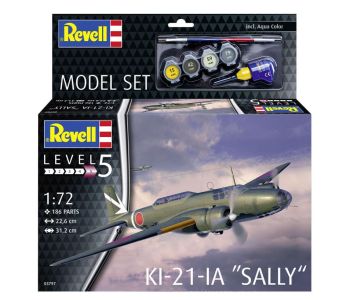 REV63797 - MODEL SET - Avión militar Ki-21-IA SALLY para montar con pintura