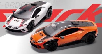 SPAYCOMBO64009 - LAMBORGHINI Huracan Sterrato Combo Set blanco y naranja