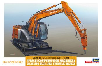 HAW66109 - HITACHI Zaxis 135US Excavadora hidráulica sobre orugas con martillo para montar y pintar
