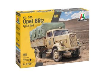 ITA6760 - Vehículo militar Opel Blitz Kfz.305 Tipo A 4x4 (requiere montaje y pintura)