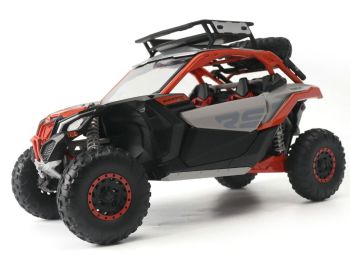 DCM68004 - Vehículo todoterreno (ATV) CAN-AM Maverick X3 X RS Turbo RR con accesorio (blanco y naranja)