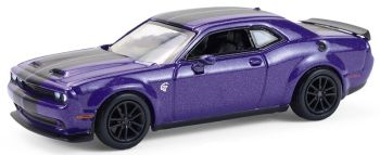 GREEN68070-A - DODGE Challenger SRT Hellcat 2023 violeta de la serie SHOWROOM FLOOR en blíster