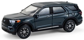GREEN68070-D - FORD Explorer 2024 azul piedra de la serie SHOWROOM FLOOR en blíster