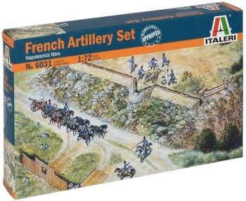 ITA6031 - Set de artillería francesa – Guerra Napoleónica para montar y pintar