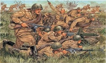 ITA6057 - infantería rusa para pintar