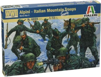 ITA6059 - Tropas de montaña italianas Alpini pintables