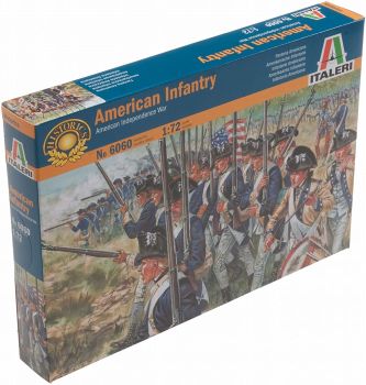 ITA6060 - infantería americana de 1775 para pintar