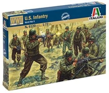 ITA6120 - 1944 infantería americana para pintar