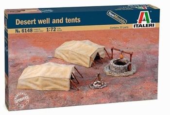 ITA6148 - Pozos del desierto y carpas para armar y pintar