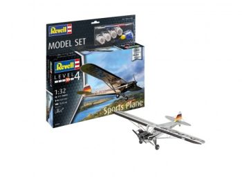 REV63835 - Maqueta SET AVIÓN DEPORTIVO con pintura para montar