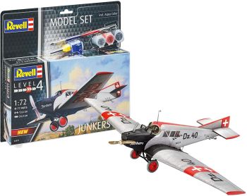 REV63870 - Maqueta Avión Junkers F.13 con pintura para montar