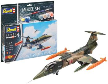 REV63879 - Set de maquetas Avión de combate F-104 G Starfighter RN con pintura para montar