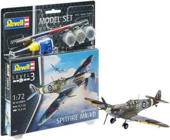 REV63897 - Set de maquetas Supermarine Spitfire M con pintura para montar