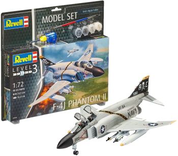 REV63941 - Maqueta set F-4J Phantom II con pintura para montar