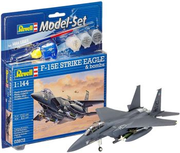 REV63972 - Maqueta set F-15E STRIKE EAGLE&b con pintura para montar