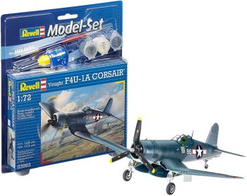 REV63983 - Maqueta set Vought F4U-1D CORSAIR con pintura para montar