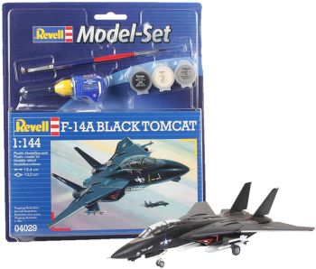 REV64029 - Maqueta set F-14A Black Tomcat con pintura para montar