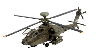 REV64046 - Helicóptero Apache AH-64D con pintura para construir