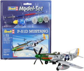 REV64148 - Maqueta set P-51D Mustang con pintura para montar