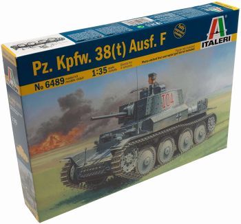 ITA6489 - Tanque Pz.Kpfw 38(t) Ausf. F para montar y pintar
