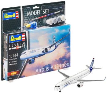 REV64952 - Mdel set Airbus A321 Neo con pintura para montar