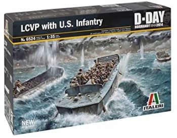 ITA6524 - LCVP con US Infantry para montar y pintar