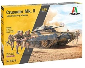 ITA6579 - Crusader Mk.II con 8º Ejército de Infantería para montar y pintar