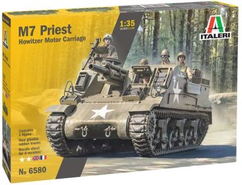 ITA6580 - Tanque M7 Priest para montar y pintar