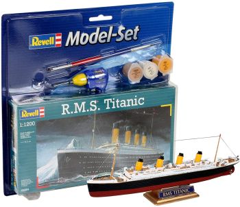 REV65804 - Maqueta set Rms TITANIC con pintura para montar
