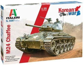 ITA6587 - Tanque M24 Chaffee de la guerra de Corea para montar y pintar