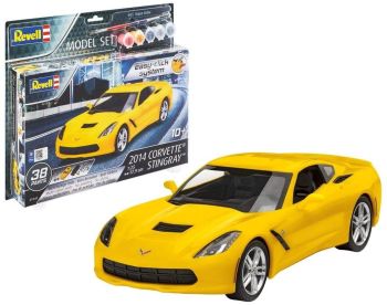 REV67449 - Maqueta de set CORVETTE Stingray 2014 con pintura para montar