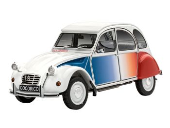 REV67653 - Maqueta Conjunto CITROEN 2 CV Coccorico con pintura para montar