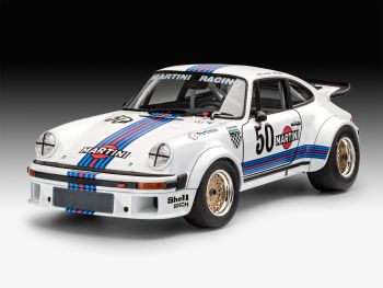 REV67685 - Maqueta Set PORSCHE 934 RSR Martini con pintura para montar