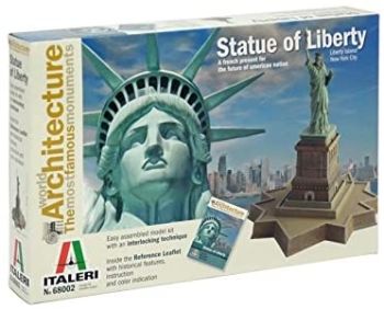 ITA68002 - Arquitectura Mundial: ESTATUA DE LA LIBERTAD para montar y pintar