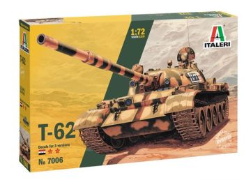 ITA7006 - Tanque T-62 para ensamblar y pintar
