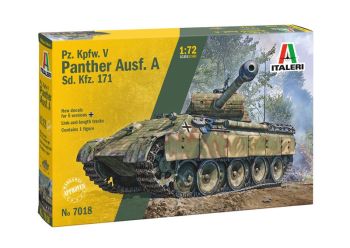 ITA7018 - Tanque PANTHER V Pz.Kpfw. A sd para montar y pintar