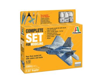 ITA72011 - Model Set RAPTOR F-22 para montar con accesorios