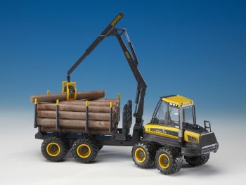 EMEK77600 - PONSSE elefante máquina forestal con brazo de carga y remolque