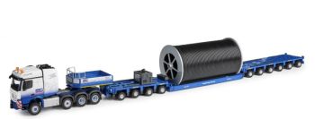 CON78262/02 - MERCEDES-BENZ Actros GL. 8X4 con plataforma rebajada GOLDHOFER de 4+6 ejes con enrollador