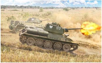 ITA7078 - Tanque T-34/76 Modelo 1943 para montar y pintar