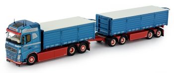 TEK74995 - VOLVO FH04 GL 6x2 rígido con lona remolque 2+2 ejes MICHAEL JEPSEN