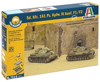 ITA7514 - Tanques SD.Kfz. 161 piezas Kpfw IV para montar y pintar