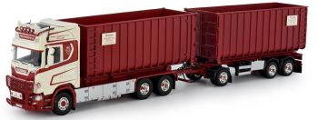 TEK75411 - Camión SCANIA S 6x4 con volquete descargable 1+2 ejes NOME